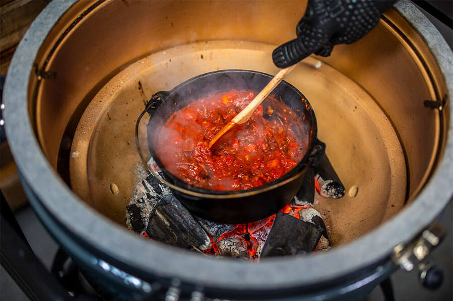SnS Grills Kamado Ceramic BBQ - Image 9