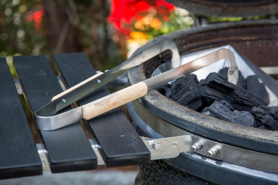Slow N' Sear Rubber Handle Charcoal Cherry Picker - Image 2