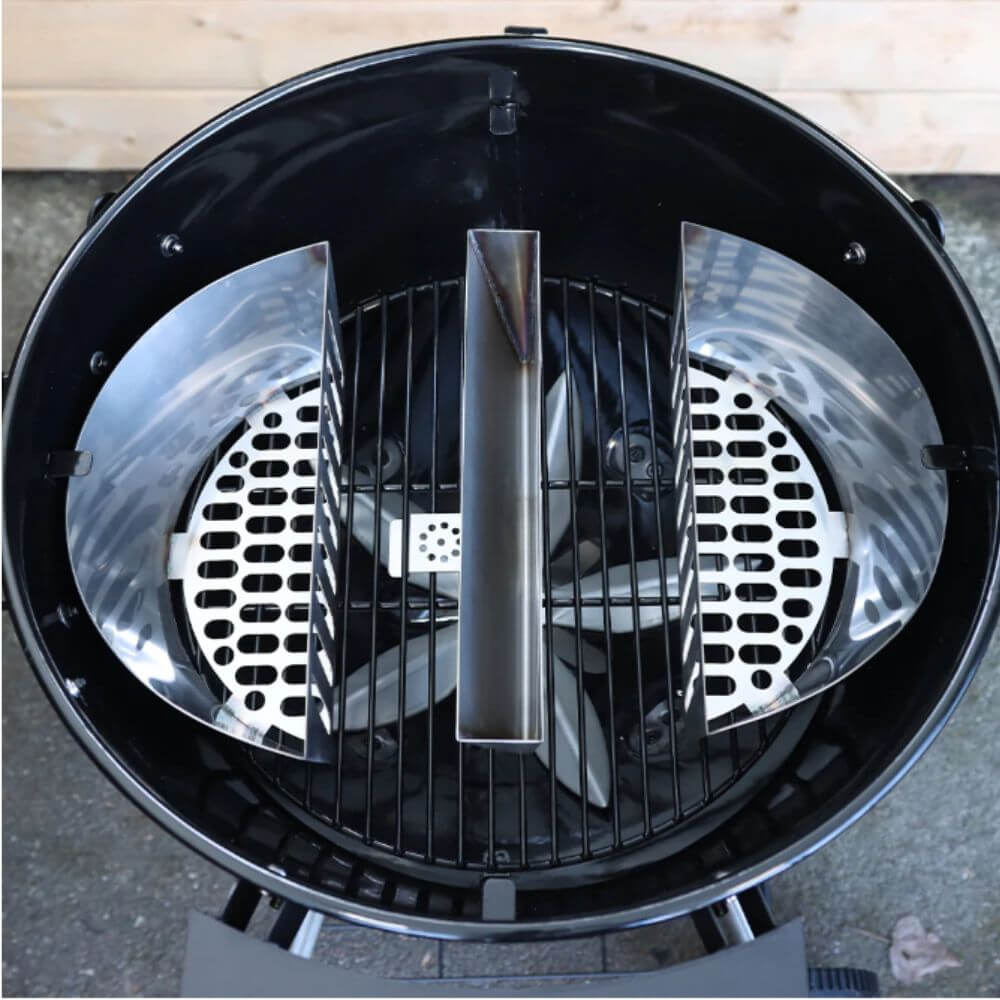 Slow 'N Sear FireBaskets+ 2 in 1 Charcoal Baskets and Water Pan - Image 2